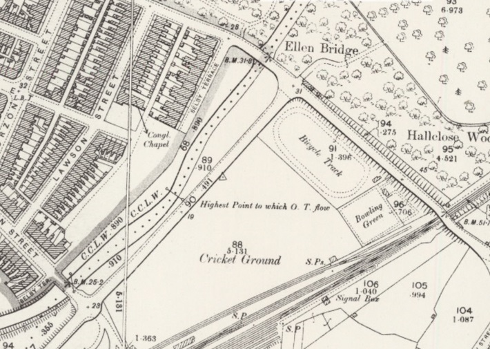 Maryport - Solway BC track : Map credit National Library of Scotland